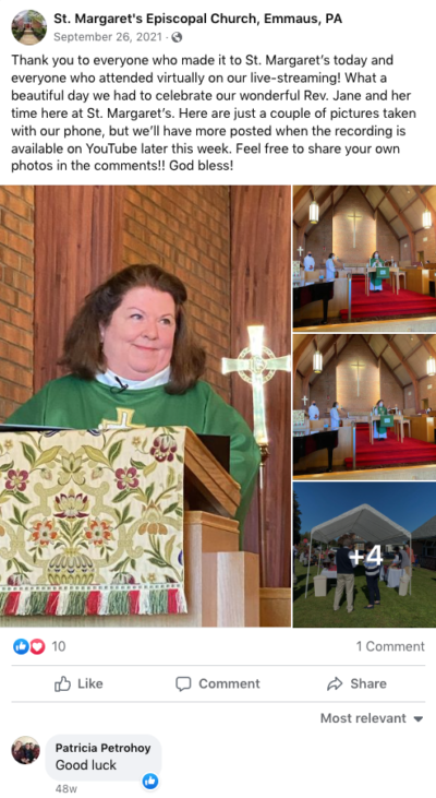 Facebook Post with photography